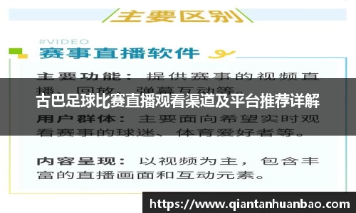 古巴足球比赛直播观看渠道及平台推荐详解