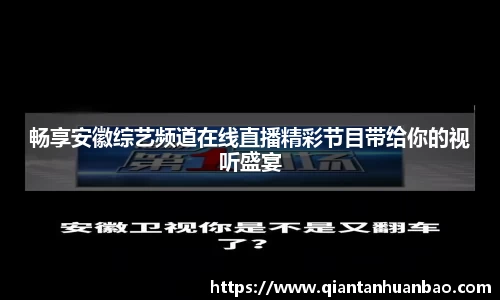 畅享安徽综艺频道在线直播精彩节目带给你的视听盛宴